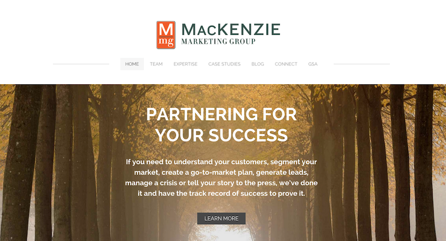 MacKenzie Marketing Homepage