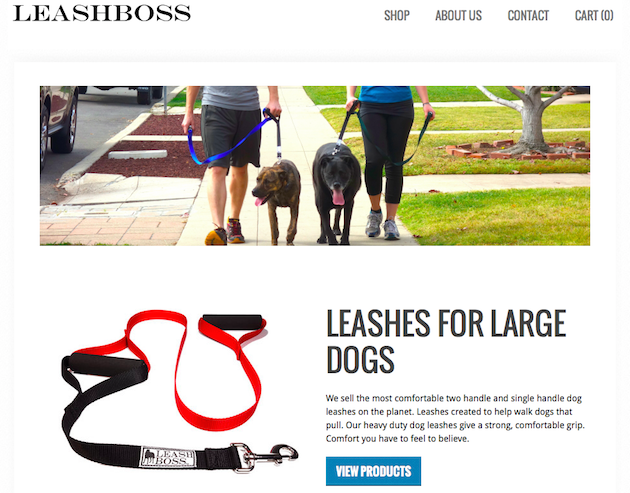 Leashboss product page
