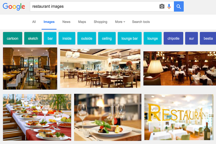 Image of Using Google Search Images