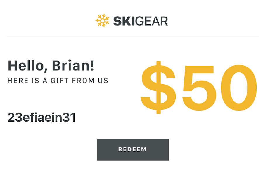 Skigear Gift Cards