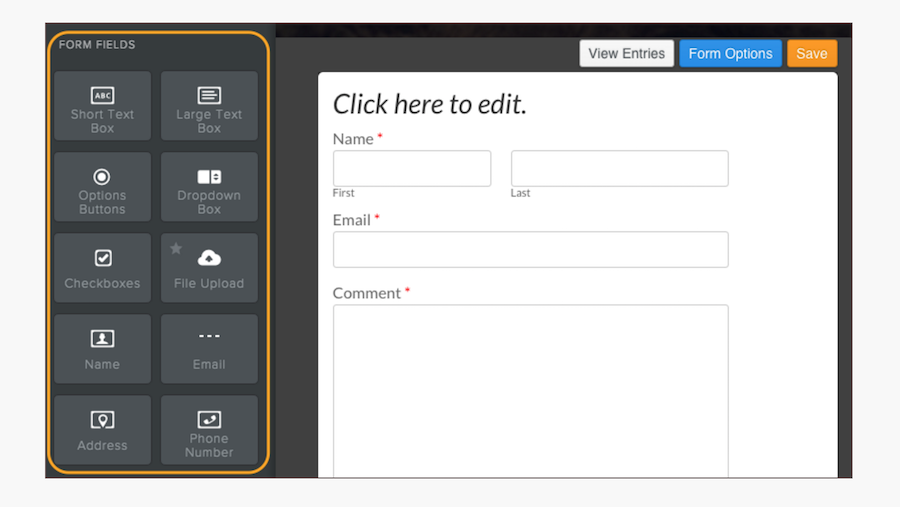 Image of Email Sign up Element