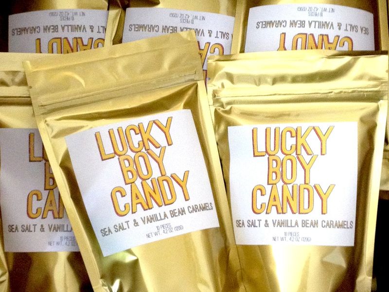 Lucky Boy Candy packaging